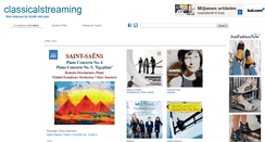 Desktop Screenshot of classicalstreaming.com